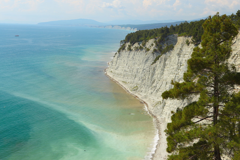 peaceful, con2011, 5K, tree, sea, water, scene, scenery, beauty in nature, nature, cliff, beach, countryside, tranquil scene, land, scenics - nature, cloud - sky