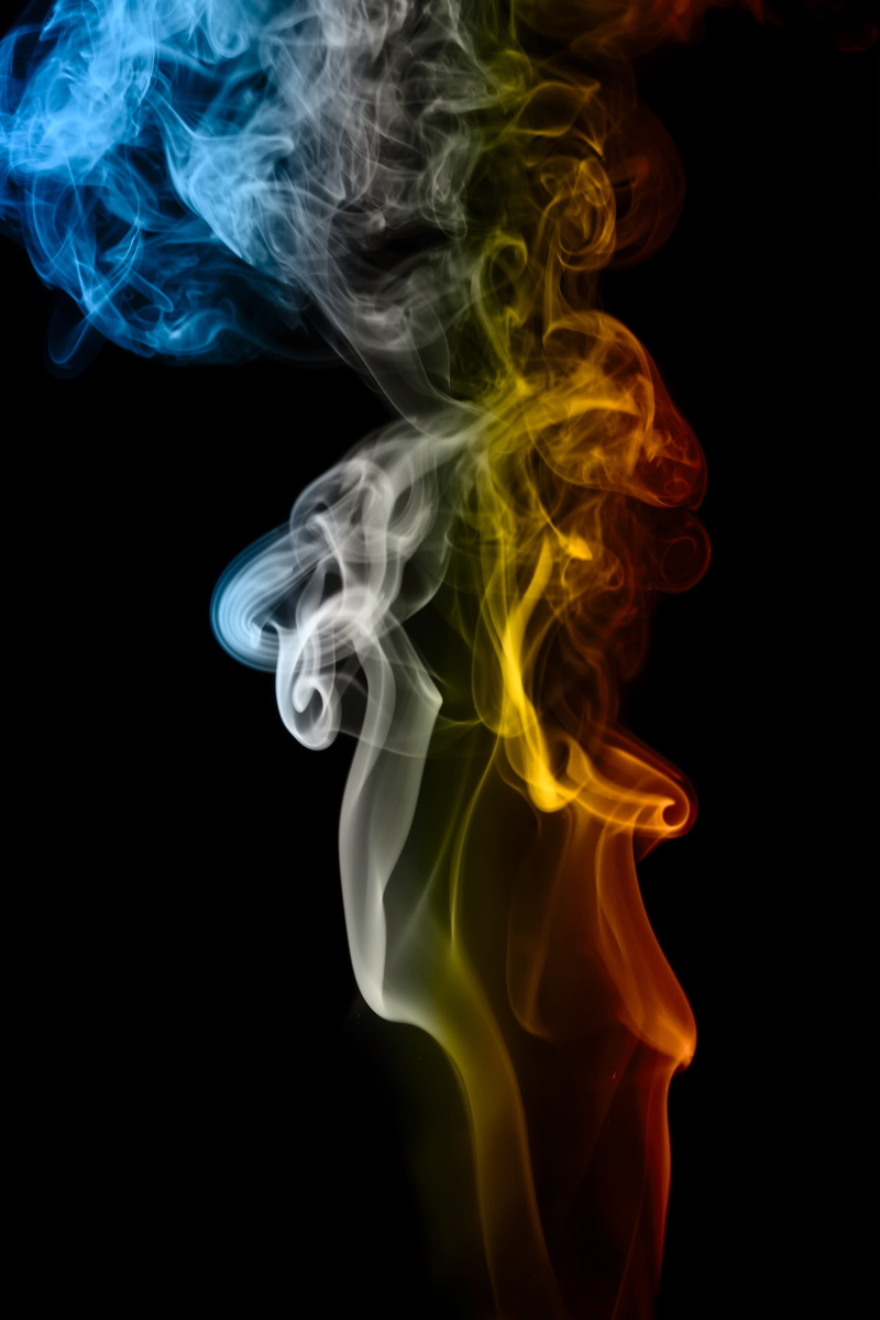 aroma, heat - temperature, smell, moving up, indoors, motion, color, close-up, con2011, swirl, risk, smoke, smoke - physical structure, background, black background