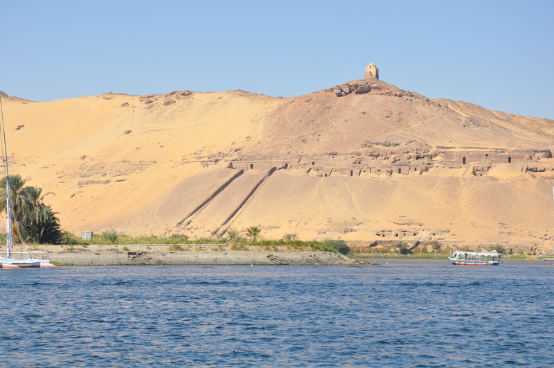 transportation, 4K, beauty in nature, Nile, landscape, day, mode of transportation, architecture, water, sky, sea, outdoors, scenics - nature, mountain range