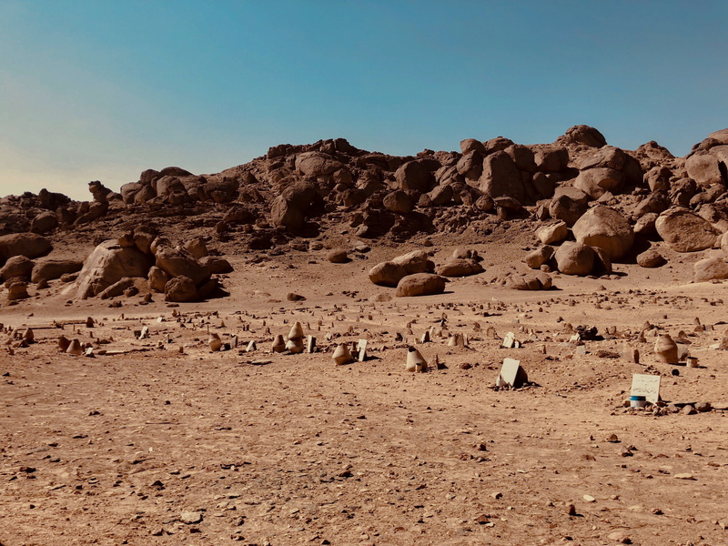 day, aswan, landscape, arid climate, cemeteries, solid, 4K, death, remote, scenics - nature, beauty in nature, sky, mountain, non-urban scene, clear sky