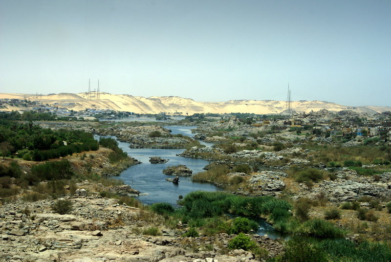 no people, 4K, travel, land, beauty in nature, egypt, tranquil scene, day, tranquility, lake, scenics - nature, sky, water, nile, landscape, tree, mountain