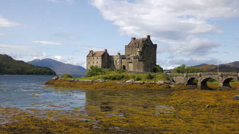 medieval, 5K, no people, the past, architecture, arch bridge, travel destinations, building, eilean, built structure, outdoors, bridge - man made structure