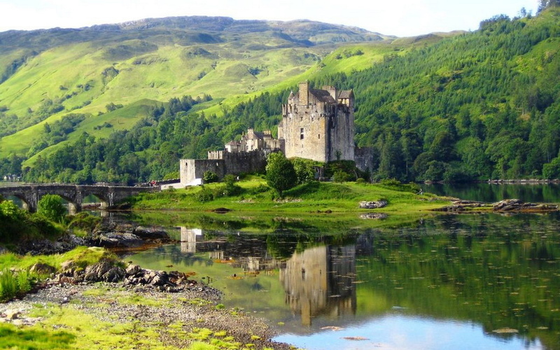 1080P, eilean donan castle