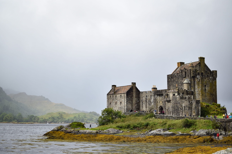 history, outdoors, 2K, concrete, architecture, building, travel destinations, nature, scotland, built structure, waterfront, building exterior, eilean donan castle