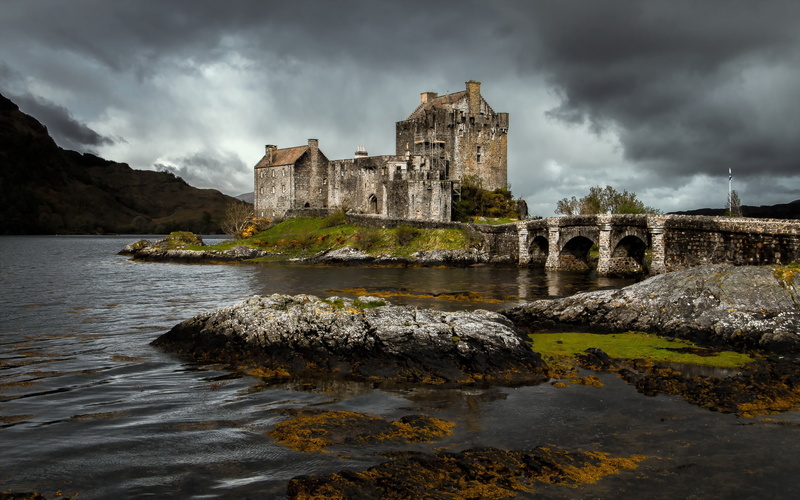 Scotland, 2K, Eilean Donan castle, architecture