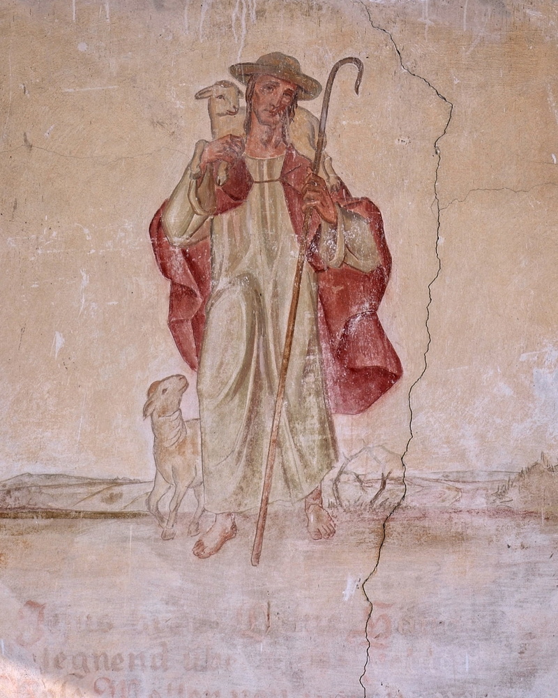 human representation, architecture, indoors, christianity, lueftelmalerei, day, painted image, spirituality, art and craft, home, creativity, representation