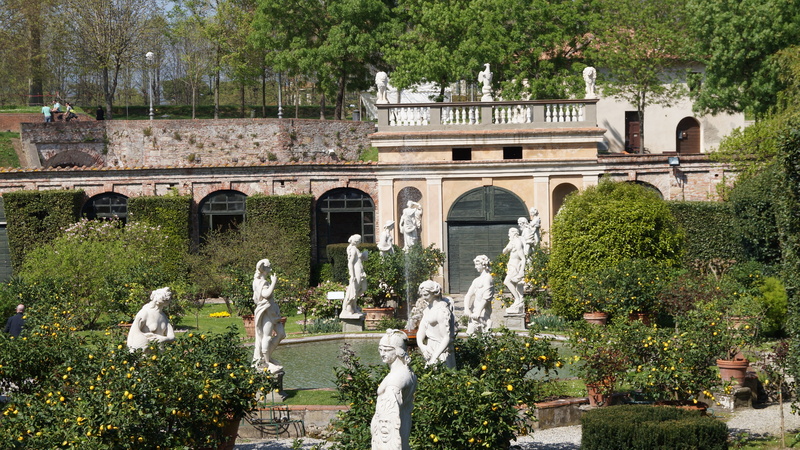 representation, nature, arch, stone, 4K, statues, plant, building exterior, fountain, landmark, built structure, male likeness, tree, europe, sculpture