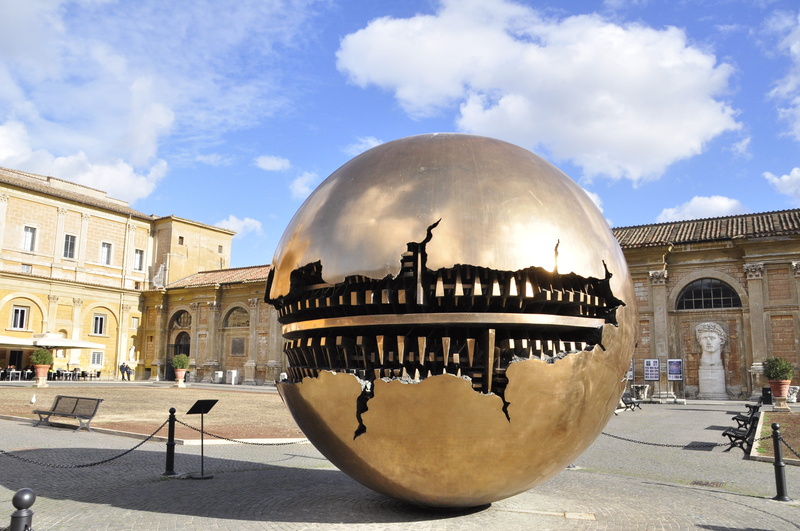 modern, building, rome, cloud - sky, architecture, built structure, outdoors, travel destinations, dome, day, buildings italy, italy, travel, history, futuristic
