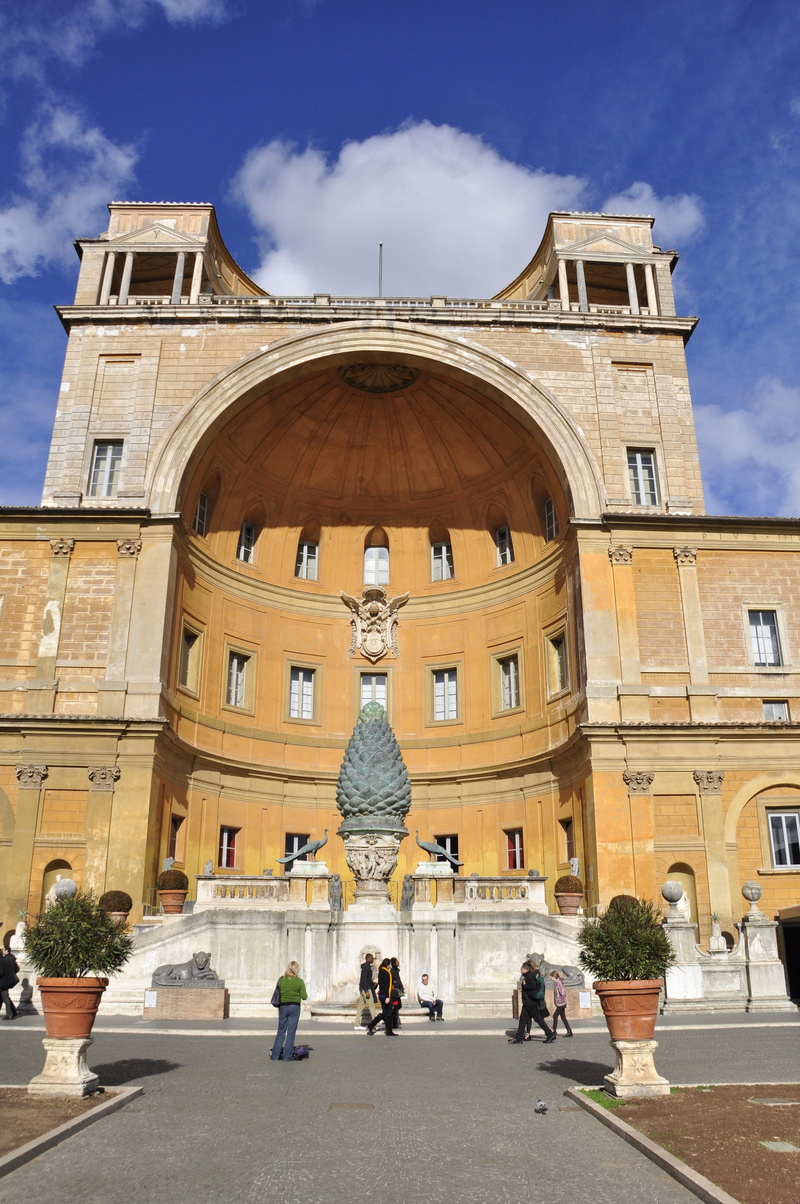 sculpture, incidental people, catholic, the past, city, group of people, real people, travel destinations, men, building, museum, day, rome, cloud - sky