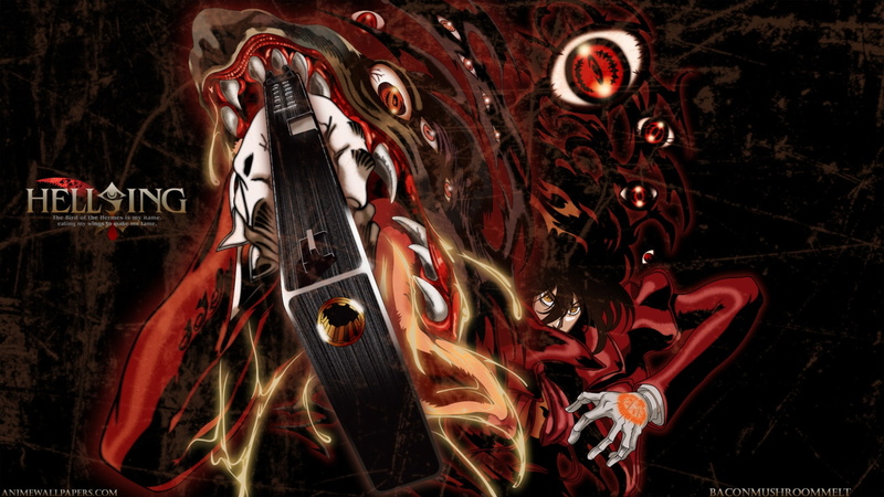 anime, jackal, Gun, hd, hellsing, Caskal, 1080P, art, alucard