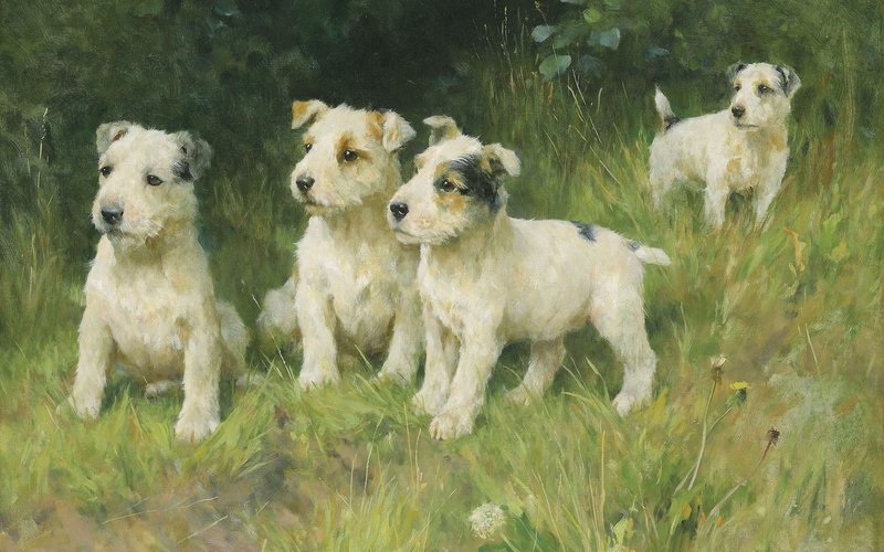 Arthur Wardle, English painter, The younger generation, 2K, The rising generation, British painter