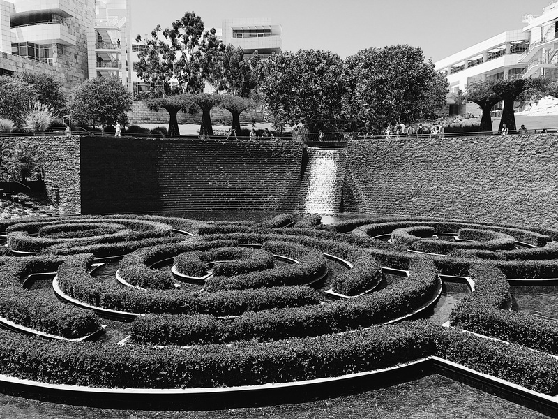 garden, united states, thegettymuseum, park, built structure, 4K, creativity, getty, building exterior, shape, formal garden, losangeles, pattern, getty center drive