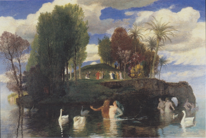 2K, Island life, 1888, swans, naked girls, Arnold .. ..