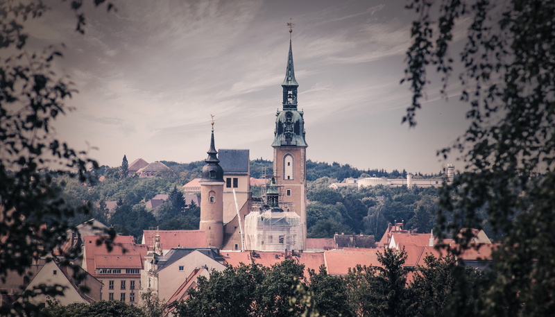 5K, city, imposing, building exterior, faith, spirituality, outdoors, panorama, build, landscape, church, sky, freiberg, tower, places of interest, townscape