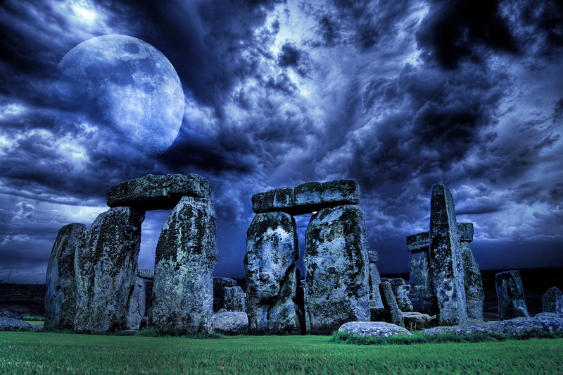 cloud - sky, land, england, scenics - nature, field, archaeology, sky, stone, district, architecture, built structure, 4K, history, nature, travel, the past