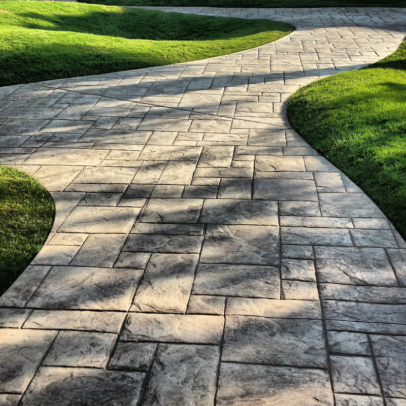 no people, park, plant, walking, surface level, park - man made space, direction, walk, path, 1080P, shadow, garden path, pathway, outdoors, garden, high angle view