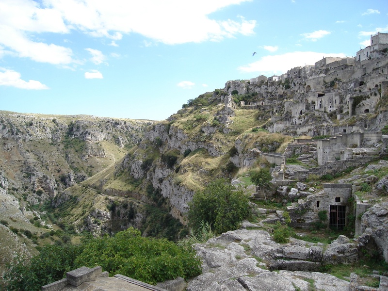formation, architecture, built structure, rock, mountain, rock - object, cultural heritage, beauty in nature, non-urban scene, sky, tranquility, ancient civilization