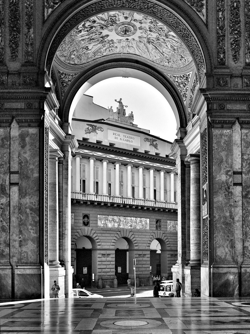 outdoors, city, travel destinations, travel, arched, arch, arc, incidental people, architecture, building, ornate, gallery, real people, history, teatro
