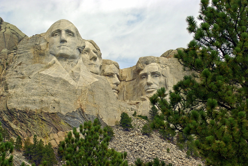granite, plant, day, rock, mammal, scenic, travel, landscape, memorial, tree, statue, landmark, mountain, solid, washington, lincoln, outdoors, male likeness