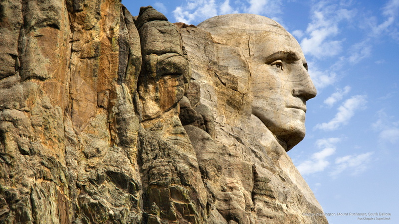 rushmore, dakota, 2K, mount, south, Landmarks, washington, george