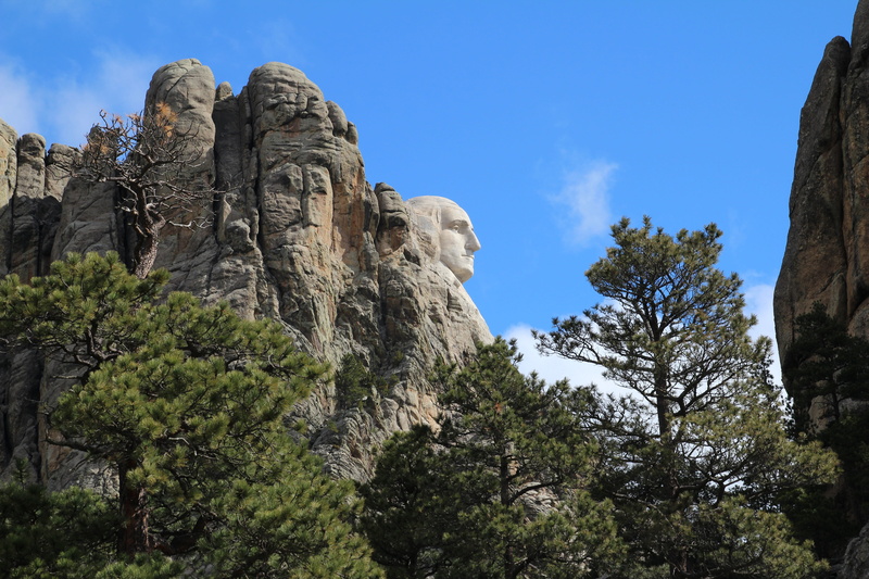 day, nature, land, tree, rock, south dakota, sky, scenics - nature, geology, formation, mount rushmore, mountain, no people, rock formation, travel, tranquility