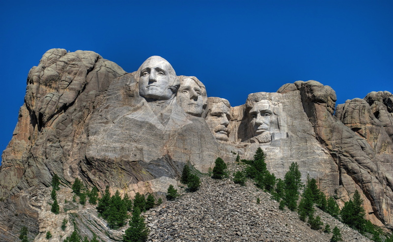 United States/South Dakota, representation, travel destinations, travel, no people, yellow, history, statue, Artistic, stone, clear sky, 2K, south dakota