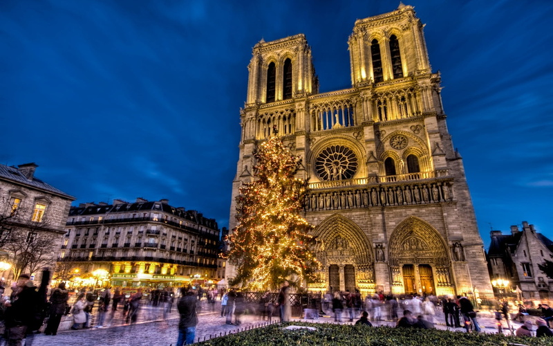 tourist, area, facade, brown, building Exterior, dusk, new year, urban Scene, cultures, town Square, history, twilight, famous Place, gothic Style, crowd