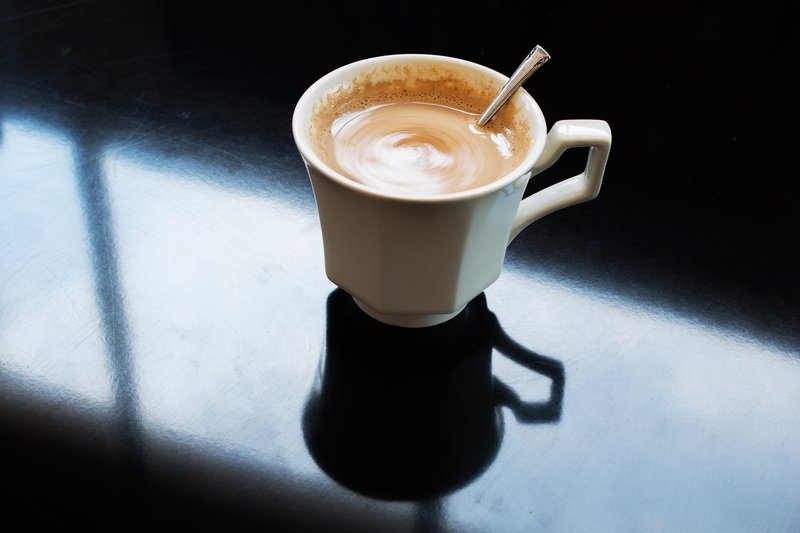 crockery, mug, food and drink, high angle view, still life, no people, cup, drink, close-up, table, coffee - drink, hot drink, reflexion, cup of coffee