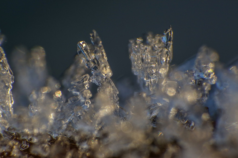 reflexions, water, art, frozen, 1080P, nature, sculptures, macro, winter, textures, ice