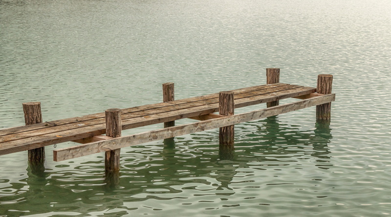 reflection, landscape, beauty in nature, autumn, built structure, reflexion, no people, nature, rippled, pier, day, water, wooden pier, high angle view