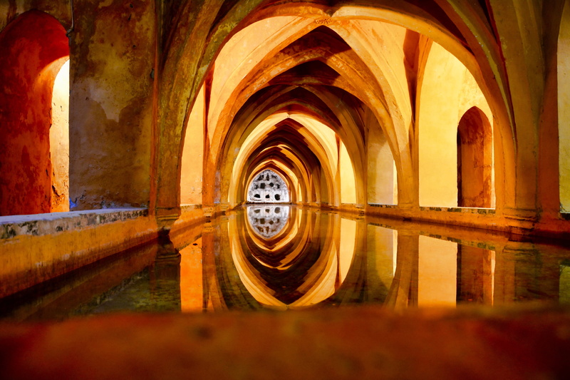 secret place, window, relax, wood - material, arch, 4K, architecture, spa, puddle, tire, water, wheel, no people, bath, reflection, outdoors, reflexion