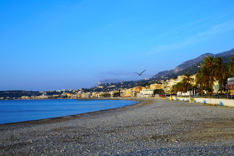 old town, sea, nature, palm trees, beauty in nature, 5K, day, maritime, more, riviera, tree, sky, places of interest, tourism, scenics - nature, travel