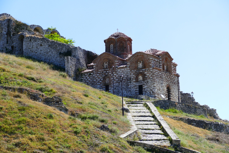 day, plant, berat, ancient civilization, architecture, clear sky, abbey, ruined, building, building exterior, church, 5K, albanian, travel destinations