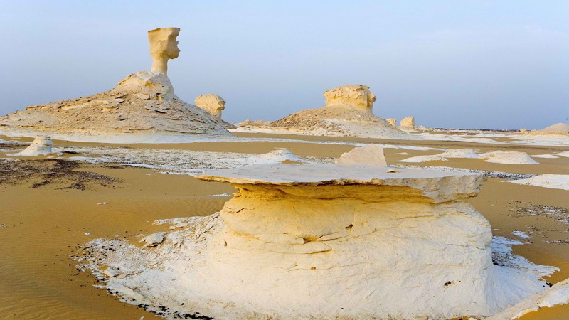 deserts, 1080P, landscapes, egypt, oasis, white