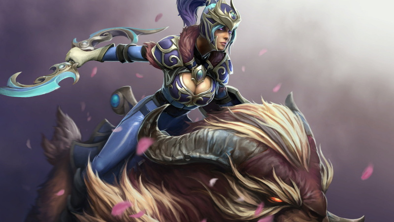 Valve Corporation, 1080P, Luna, fantasy art, feline, armor, Dota, hero, Dota 2, Defense of the ancient, Valve
