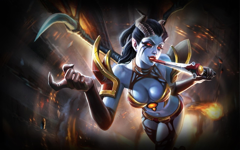 Queen Of Pain (DotA 2), Dota, DotA 2, 1080P