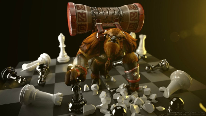 figurine, large group of objects, art and craft, DotA 2, 1080P, metal, representation, close-up, craft, no people, human representation, earthshaker, still life