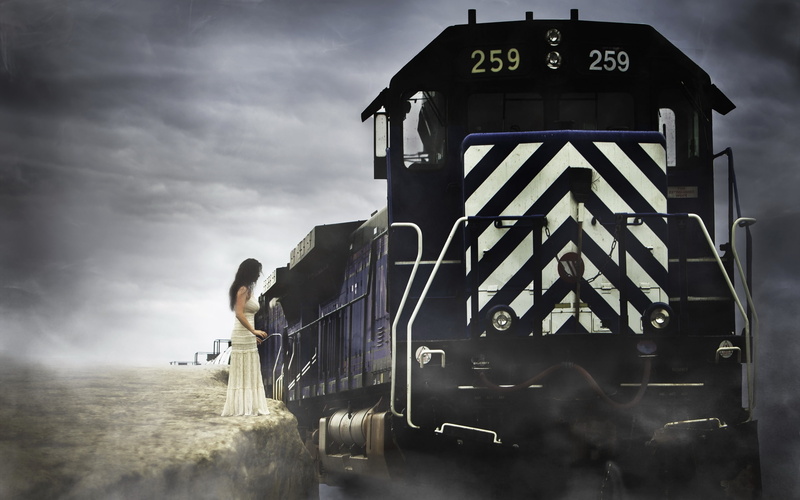 Fine, Train, Art, 2K, Girl