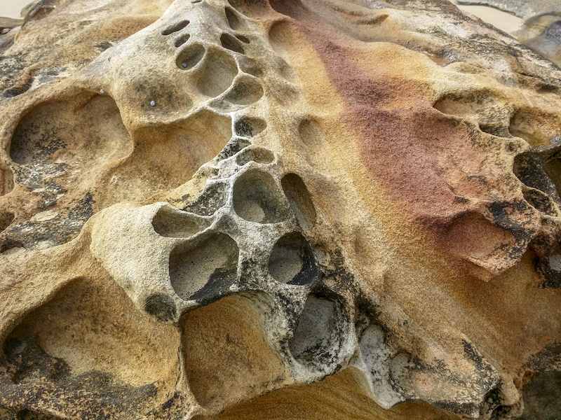 rock - object, untitled, high angle view, shoreline, coastline, 2K, nature, outdoors, solid, tranquility, geology, textured, day, full frame, no people
