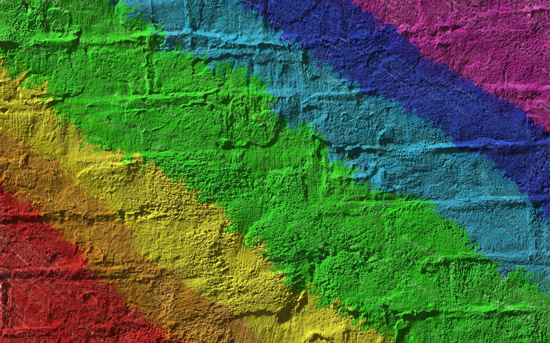 multi Colored, colors, day, pink color, close-up, cement, textured Effect, green color, wall - Building Feature, wall, weathered, brick, colored, dirty