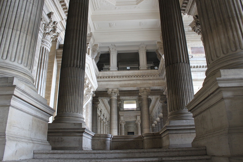 built structure, ceiling, brussels, the past, government, travel, palace of justice, neo-classical, tourism, ancient civilization, low angle view, architectural column