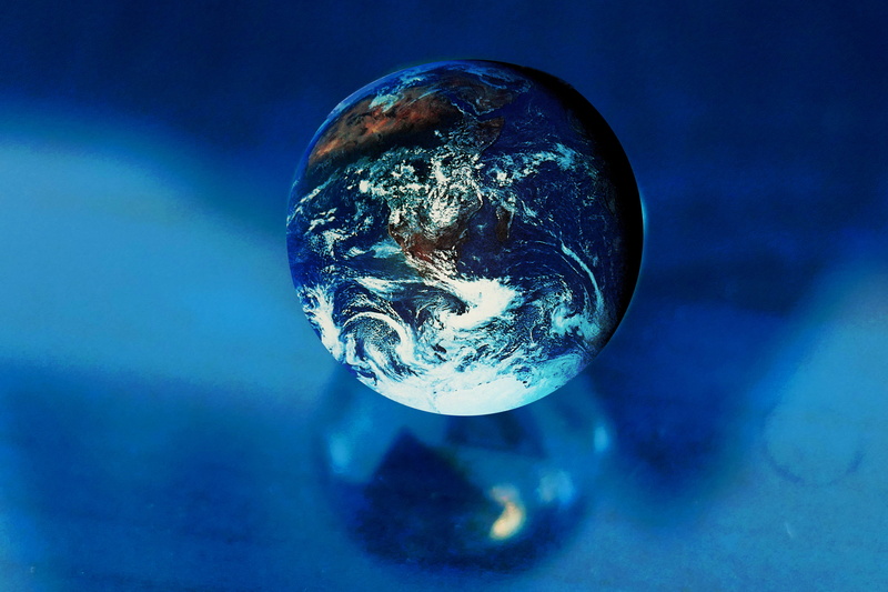 geometric shape, transparent, environmental destruction, cosmos, single object, environment, sea, close-up, planet - space, planet earth, creation, sky
