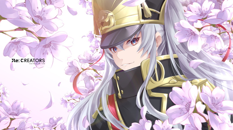 beauty in nature, Anime, people, pink color, freshness, gunpuku no himegimi, glasses, fragility, portrait, headshot, fashion, flowers, real people, re: creators