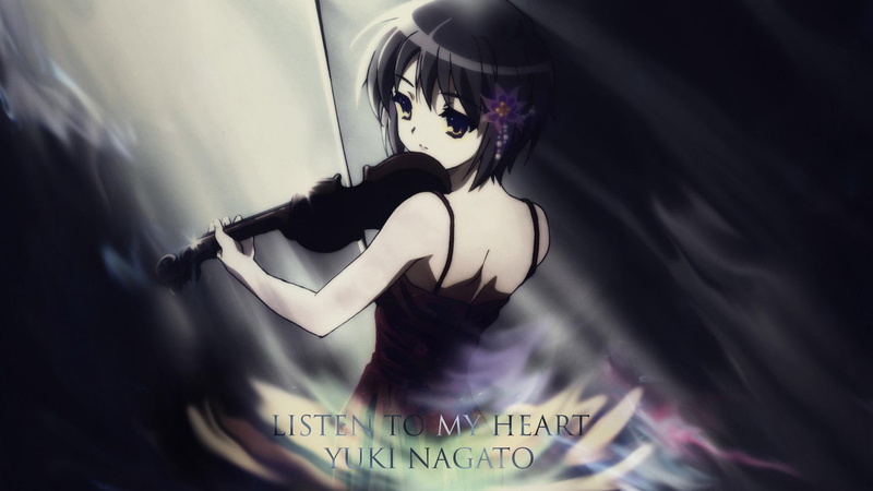 nagato, yuki, haruhi suzumiya, suzumiya, yuki nagato, 1920x1080, anime, haruhi, 1080P