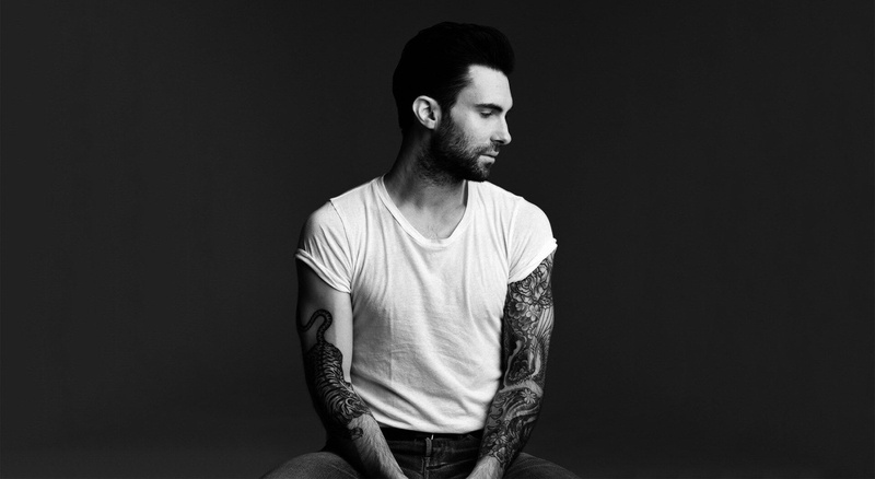 adam levine hd amazing, indoors, sitting, looking, black background, young men, 1080P, lifestyles, studio shot, hipster - person, young adult, handsome