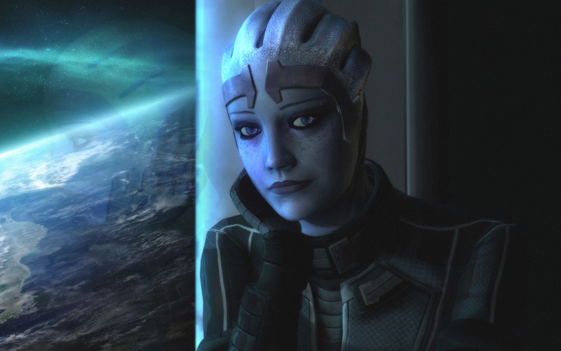 Liara T Soni, Mass Effect, 1080P, Azari