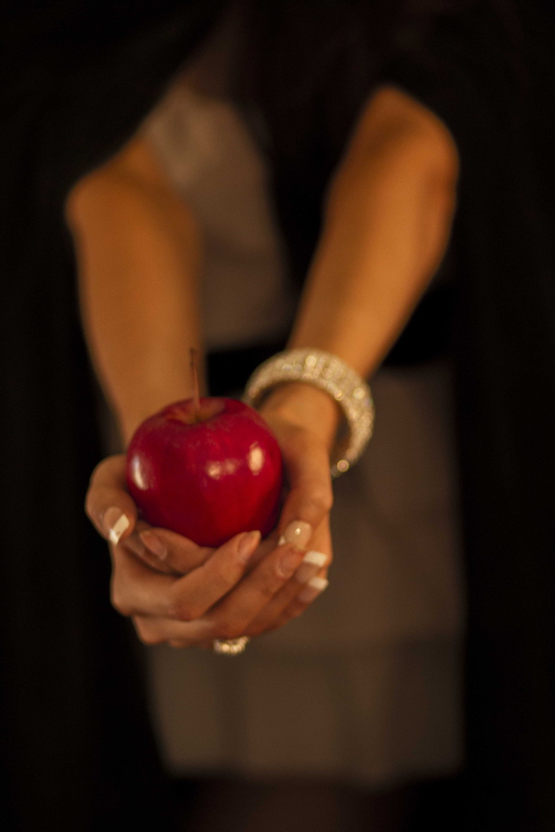 adam, princess, person, giving, sin, eden, human hand, focus on foreground, forbidden, hands cupped, snow white, 5K, hand, midsection, holding, poisoned apple