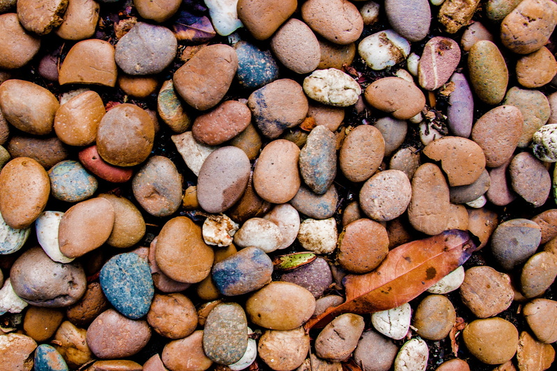 rock - object, gravel colour, 2K, no people, pebble, backgrounds, day, high angle view, beach, stone - object, stone, land, stones, abundance, textured