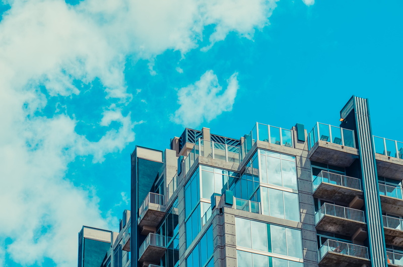 concrete, construction Site, built Structure, skyscraper, facade, blue, glass - Material, tall - High, structure, sky, house, steel, office building exterior