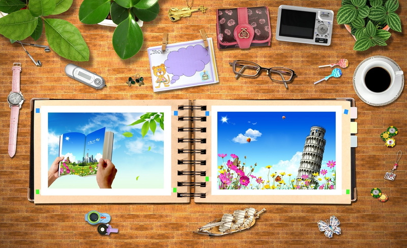 1080P, Album, Travel, Desk, Aero, Photo, Creative